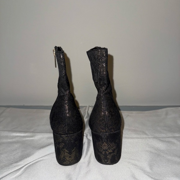 Unisa Black Lace Ankle Booties - Picture 4 of 4